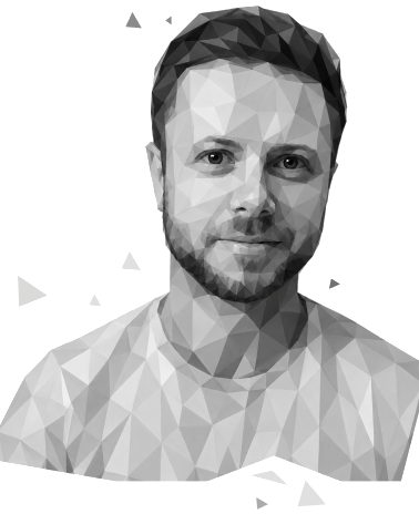 Geometric portrait of Aaron Watkins
